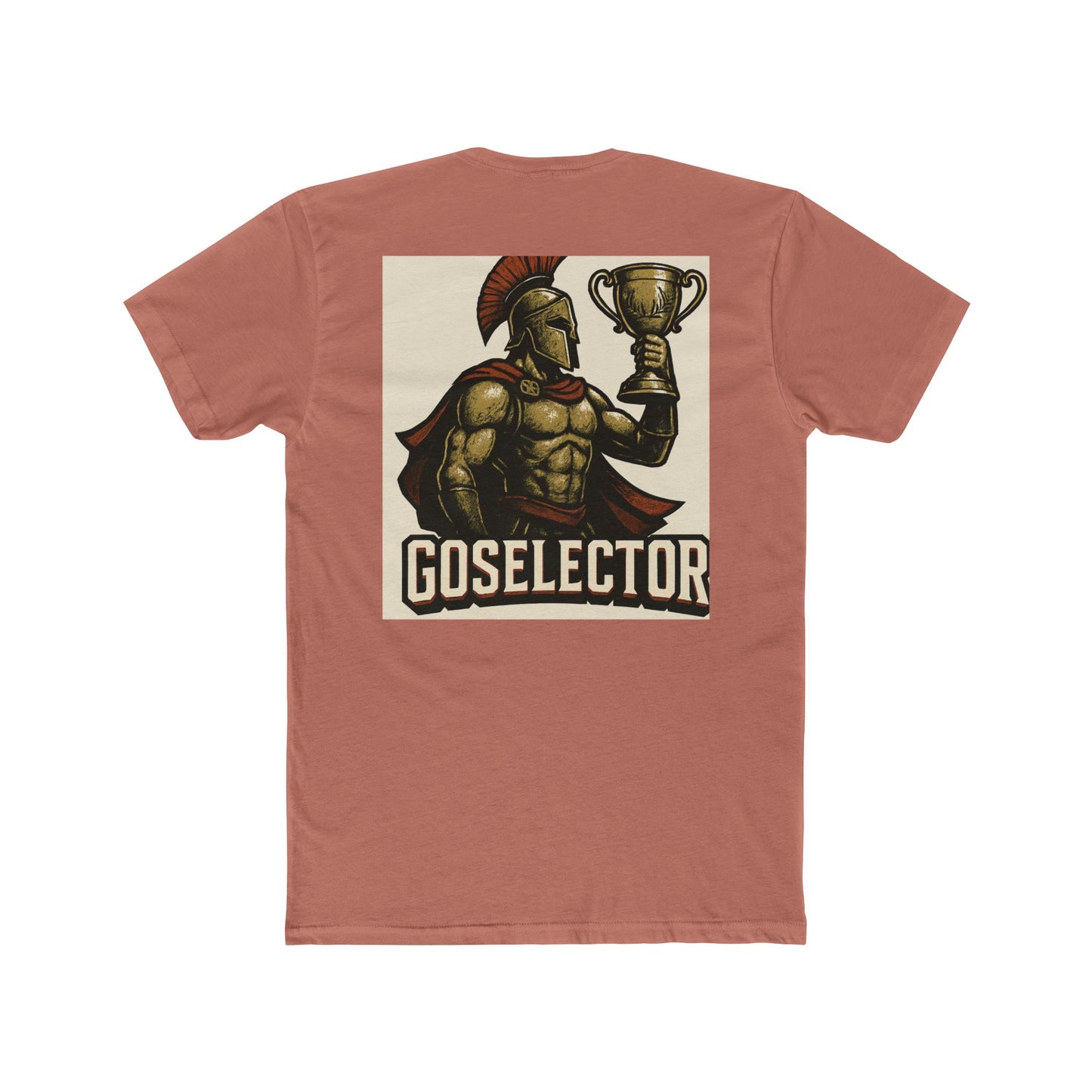 Goselector Unisex Cotton Crew Tee - Champion Spirit Design