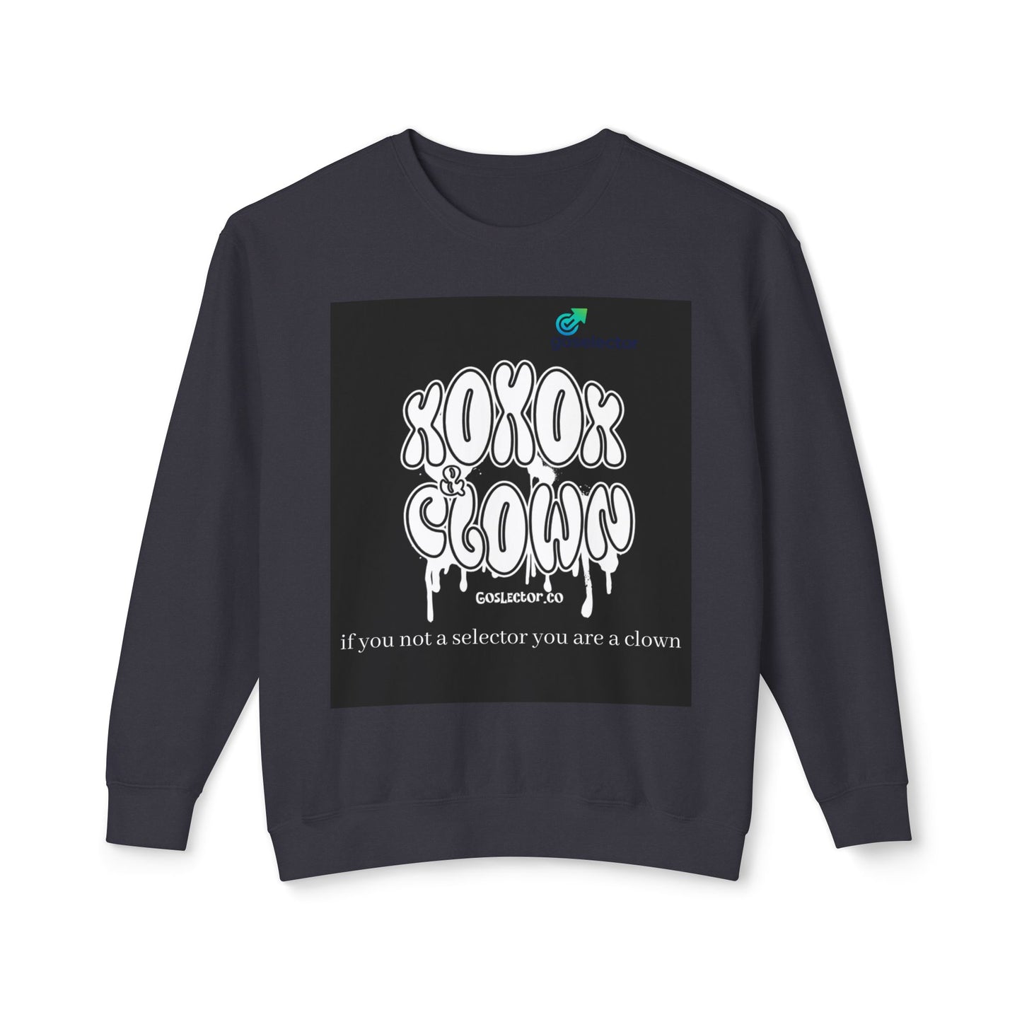 Funny Clown Crewneck Sweatshirt, Unisex Humor Top, Lightweight Sweatshirt for Adults, Perfect Gift for Birthdays, Parties, and Fun Days