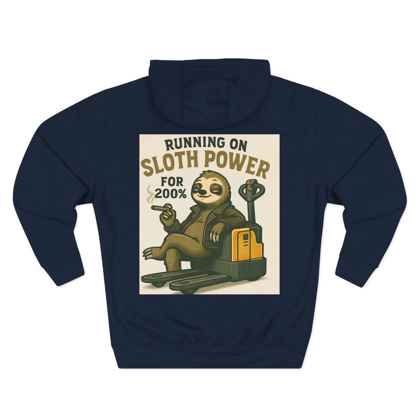 Sloth Power Fleece Hoodie