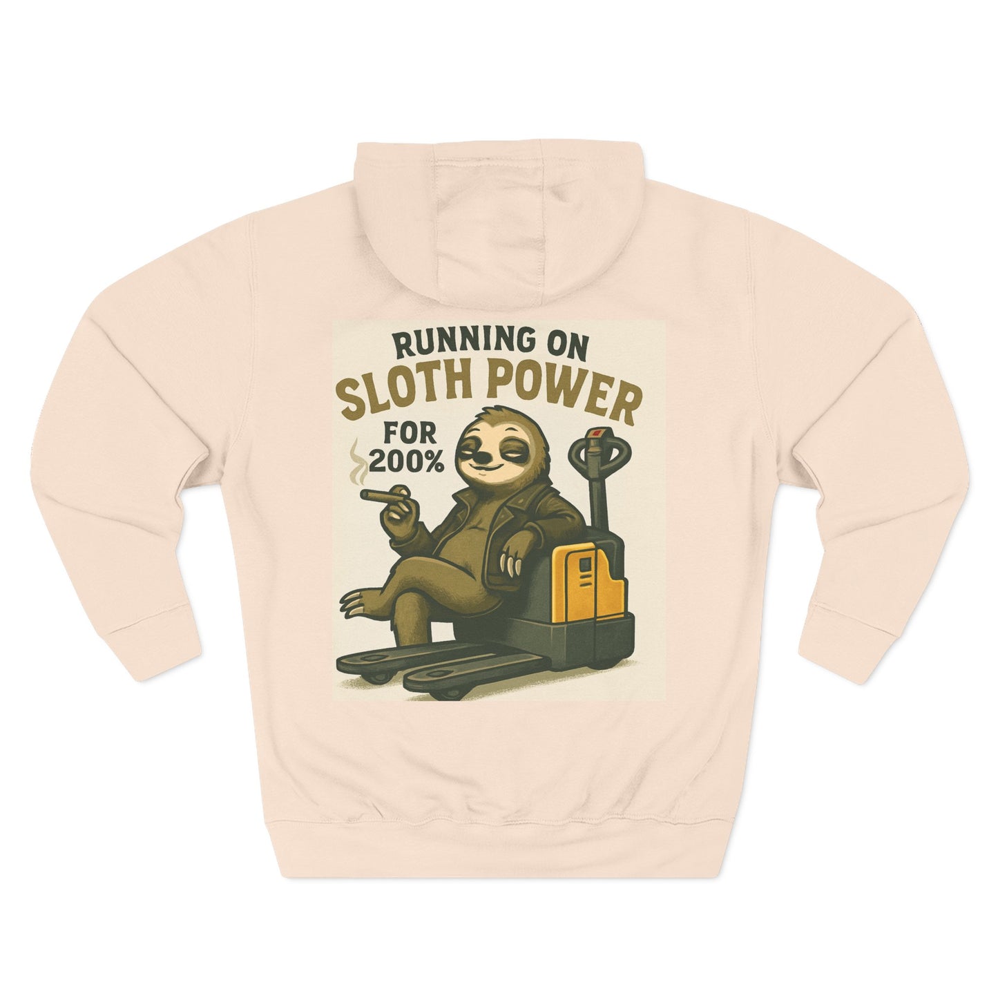 Sloth Power Fleece Hoodie
