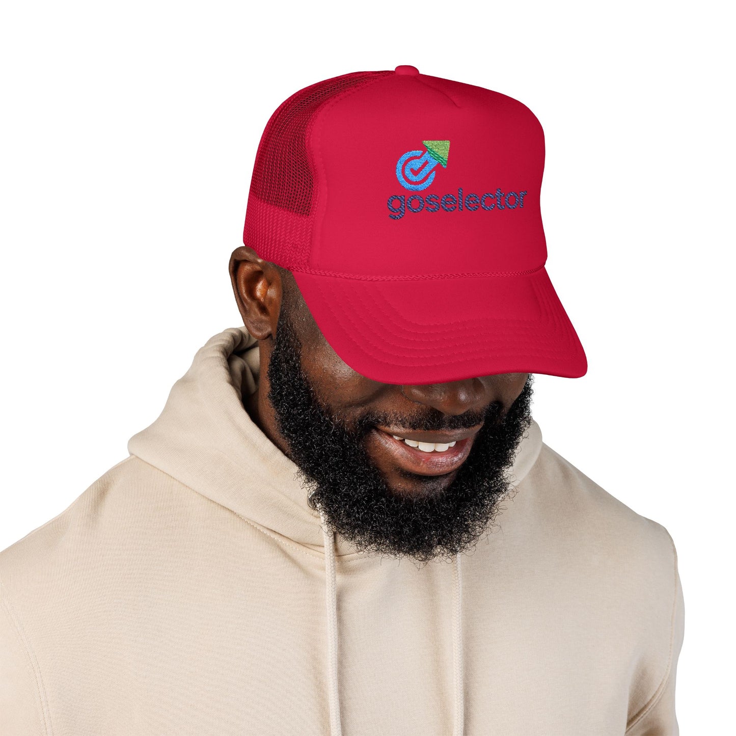 Embroidered Foam Trucker Hat | Stylish Cap for Outdoors, Sports, Gifts, Festivals, Casual Wear