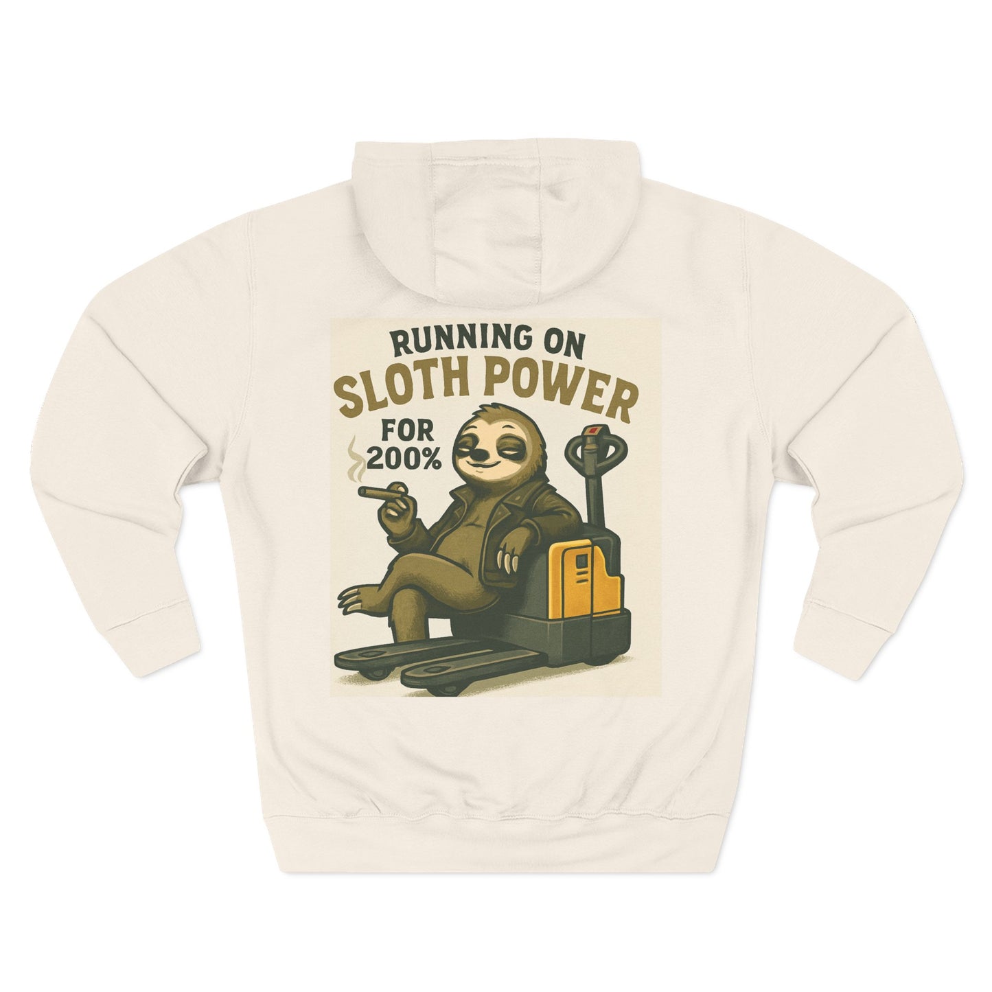 Sloth Power Fleece Hoodie