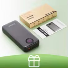 20000mAh Portable Charger 22.5W Fast Charging Power Bank 5 Output 2 Input for iPhone 16/15 Series Samsung Galaxy and More
