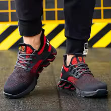 Safety Shoes Steel Toe Boots Anti-Smashing Work Shoe