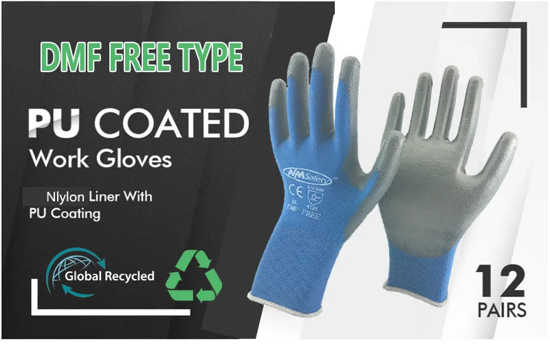 24Pieces/12 Pairs Safety Working Gloves