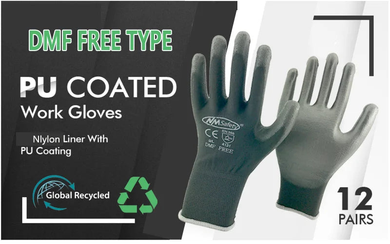 24Pieces/12 Pairs Safety Working Gloves