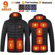 Heated Jackets Ski Clothing Coat Heated