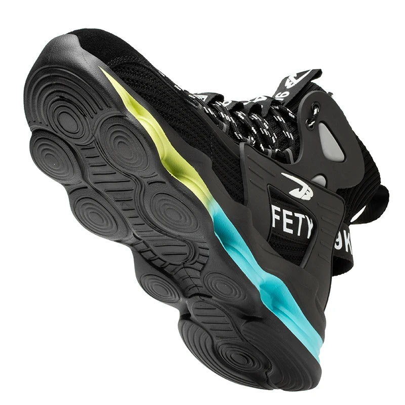 Men Work Safety Shoes Anti-puncture Working Sneakers Male Indestructible Work Shoes Steel Toe Lightweight Men Shoes Safety Boots