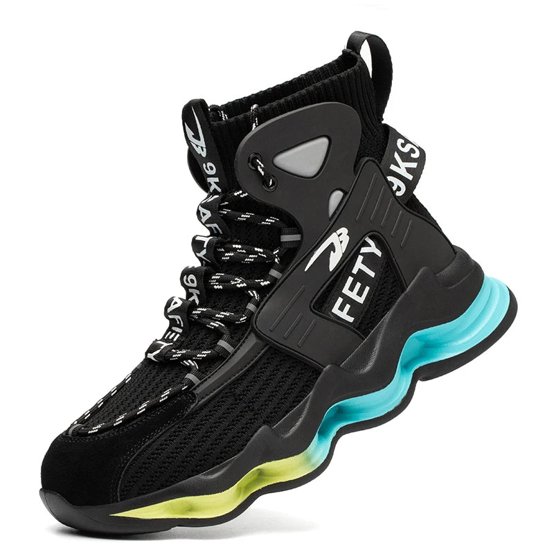 Men Work Safety Shoes Anti-puncture Working Sneakers Male Indestructible Work Shoes Steel Toe Lightweight Men Shoes Safety Boots