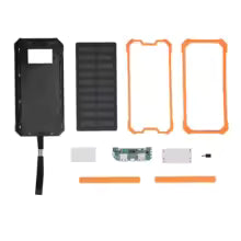 Solar Power Bank Portable 20000mAh Fast Charging Dual USB