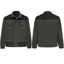 Multi pocket workwear set, wear-resistant maintenance repair car labor protection jumpsuit work pants