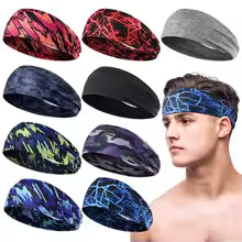 Winter Warm Reflective Sports Headband Fashion Lightweight Headwraps Sweatband for Men Women Outdoor Activities