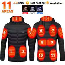 Heated Jackets Ski Clothing Coat Heated