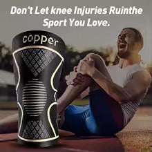 2-Pack Copper Ion Sports Knee Pads,
