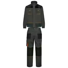 Multi pocket workwear set, wear-resistant maintenance repair car labor protection jumpsuit work pants