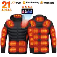 Heated Jackets Ski Clothing Coat Heated