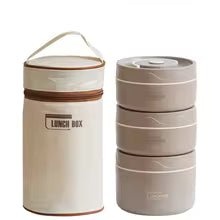 Microwavable Portable Lunch Box Stainless Steel Bento Box