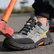 Safety Work Shoes Plastic Toe Safety Boots