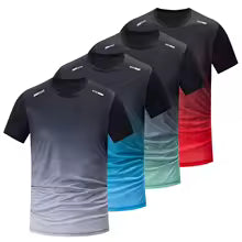 4/1/2 Pack Short-sleeved Multi-size Mixed-color Running Fitness T