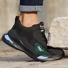 Work Boots Puncture-Proof Safety Shoes Men Steel Toe Shoes Security Protective Shoes Tactical Boots