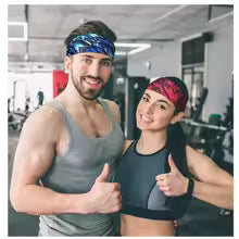 Winter Warm Reflective Sports Headband Fashion Lightweight Headwraps Sweatband for Men Women Outdoor Activities