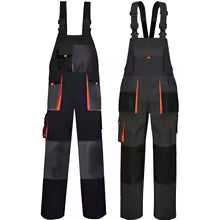 Multi pocket workwear set, wear-resistant maintenance repair car labor protection jumpsuit work pants