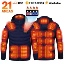 Heated Jackets Ski Clothing Coat Heated