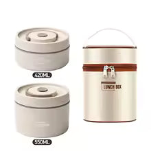 Microwavable Portable Lunch Box Stainless Steel Bento Box