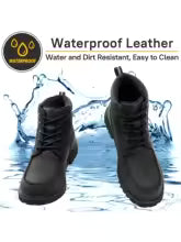 SUADEX Steel Toe Boots for Men Women Waterproof Indestructible Work Safety Boot