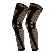 2 Pack Copper Ion Sports Knee Pads, Extended Leg Pads, Knee protection