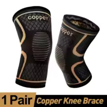2-Pack Copper Ion Sports Knee Pads,