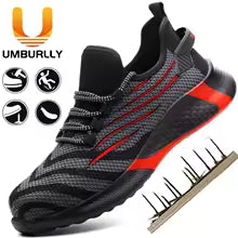 Indestructible Work Shoes Lightweight  Safety Boots