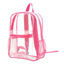 Visible Backpack Large Capacity Waterproof Shoulders Bag