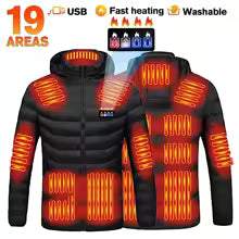 Heated Jackets Ski Clothing Coat Heated